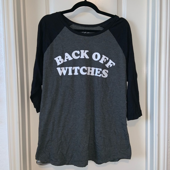 City Streets Tops - Back Off Witches Halloween Top